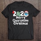Tadostore Merry Quarantine Christmas 2020 Tee Shirt