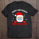 Tadostore Merry And Masked Christmas 2020 Santa Wearing Mask Shirt Tee Shirt