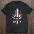 Tadostore Release The Kraken - Trump 2020 Election Usa Flag, Monster Tee Shirt