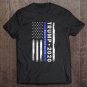 Tadostore Pro Trump 2020 Back The Blue Thin Blue Line American Flag Tee Shirt
