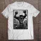 Tadostore Marvel Black Panther Linocut White Tee Shirt