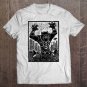 Tadostore Marvel Black Panther Linocut White Tee Shirt