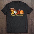 Tadostore Happy Thanksgiving 2020 Turkey Wearing Mask Pumpkin Pie Tee Shirt