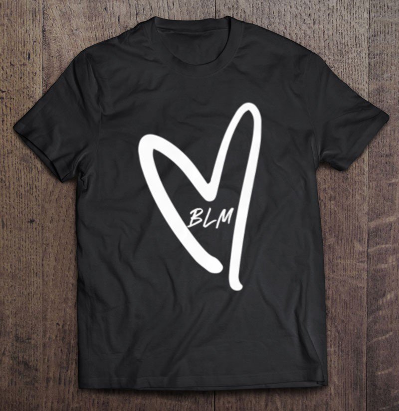 Tadostore Blm Black Lives Matter Heart Pocket Cute Activist Tee Shirt