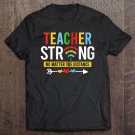 Tadostore Teacher Strong No Matter The Distance Fun Virtual Learning Zip Tee Shirt