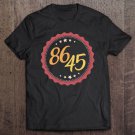Tadostore 86 45 Impeach Trump Design, Antit Trump Retro Colors Graphic Tee Shirt
