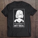 Tadostore Funny Anti Social Japanese Text Aesthetic Vaporwave Anime Tee Shirt