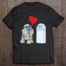 Tadostore Star Wars R2-D2 Loves Trash Can Tee Shirt