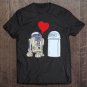 Tadostore Star Wars R2-D2 Loves Trash Can Tee Shirt