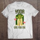 Tadostore Star Wars Yoda One For Me Cute Valentine's Graphic Tee Shirt