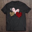 Tadostore Hearts And Arrows Leopard Plaid Valentines Day Shirts Women Tee Shirt