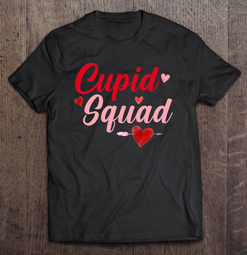 Tadostore Cupid Squad Hearts Funny Valentine's Day Gifts For Group Tee Shirt