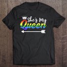 Tadostore Matching Lesbian Couple Gift Her Queen Girlfriend Lgbt Pride Tee Shirt