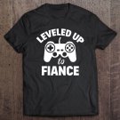 Tadostore Leveled Up To Fiance Couple Gamers Matching Engagement Tee Shirt
