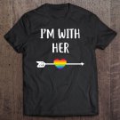 Tadostore Lesbian Matching Couple Gifts I'm With Her Set 1 Ver2 Tee Shirt