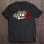 Tadostore Three Hearts Leopard Buffalo Plaid Er Nurse Valentine's Day Tee Shirt