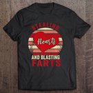 Tadostore Stealing Hearts And Blasting Farts Valentine's Day Gift Premium Tee Shirt