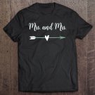 Tadostore Lesbian Mrs. And Mrs. Heart Arrow Celebrate Diversity Tee Tee Shirt