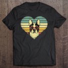 Tadostore Vintage American Boston Terrier Lovers Valentine's Day Tee Shirt