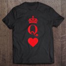 Tadostore Queen & King Cards Shirt For Valentine Matching Couple Tee Shirt
