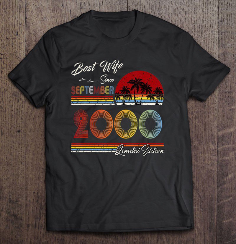 Tadostore 20Th Wedding Anniversary Gift For Her 20 Years Best Wife Tee Shirt