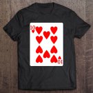 Tadostore Ten Of Hearts Playing Card Valentine Costume Tee Shirt
