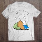 Tadostore Womens Milk Mocha Bear Sleeping Under The Stars Love Kiss Valentine Tee Shirt