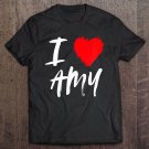 Tadostore I Love Amy Valentine Daughter Girlfriend Wife Tee Shirt