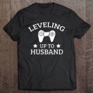Tadostore Mens Leveling Up To Husband Bachelor Party Groom To Be Gamer Tee Shirt
