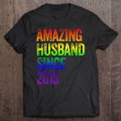 Tadostore Amazing Gay Husband 2015 5 Years Wedding Anniversary Lgbt Tee Shirt