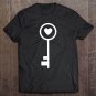 Tadostore Lock And Key Couples Matching Costume - Key With Heart Tee Shirt