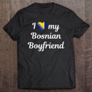 Tadostore I Love My Bosnian Boyfriend Valentine Short Tee Shirt