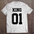 Tadostore King Queen Jersey Shirts Matching Couple Outfits For Sports Tee Shirt