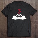 Tadostore Swans In Love Tee Shirt