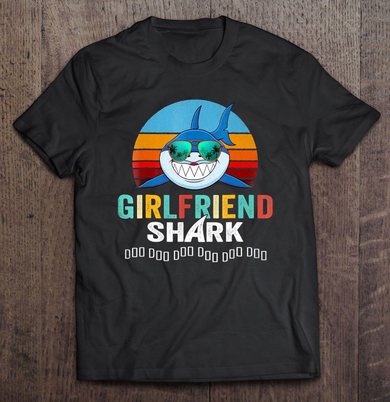 Tadostore Girlfriend Shark Tee Shirt