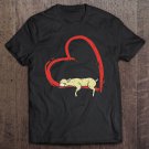 Tadostore Valentines Day Shirt Cute Heart Llama Sleeping Animal Gift Tee Shirt