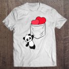 Tadostore Valentine's Day Cute Panda Heart I Love You Her Women Kids Tee Shirt