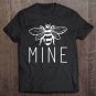 Tadostore Women's Bee Mine Bumblebee Cute Retro Valentine's Day Tee Shirt