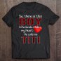 Tadostore Womens There's This Boy He Kinda Stole My Heart He Calls Me Titi Tee Shirt