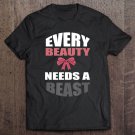 Tadostore Matching Set Beauty Beast Couples Shirt Love Valentine's Day Tee Shirt