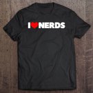 Tadostore I Love (Heart) Nerds Tee Shirt