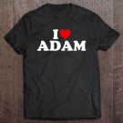 Tadostore I Love Adam - Heart Tee Shirt