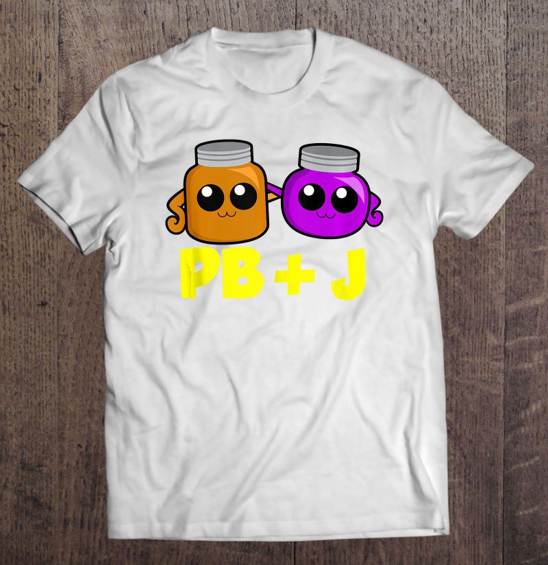 Tadostore Pb+J Cute Peanut Butter & Jelly Matching Costume Set Arts Tee Shirt