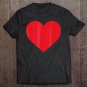 Tadostore Red Heart Valentine's Day Shirt Women Girls Top Tee Shirt