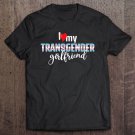 Tadostore I Love My Transgender Girlfriend Flag Support Awareness Gift Tee Shirt