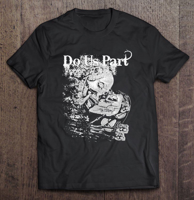 Tadostore Do Us Part Kissing Skull Tee Shirt