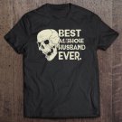 Tadostore Best Asshole Husband Ever Skull American Couples Flag Gift Tee Shirt