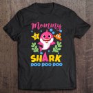 Womens Mommy Shark Gift Cute Baby Shark Family Matching Outfits Tee Shirt S-2XL