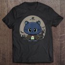 Black Cat And Horror Witch Feline For Halloween Fans Unisex T Shirt