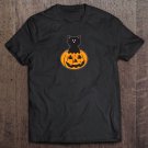Black Cat And Pumpkin Cartoon Halloween Unisex T Shirt